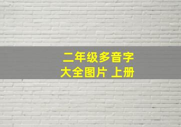 二年级多音字大全图片 上册